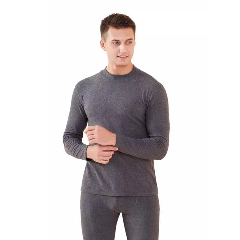 2-Piece Set: Cotton Thermal Set with Shirt & Pants