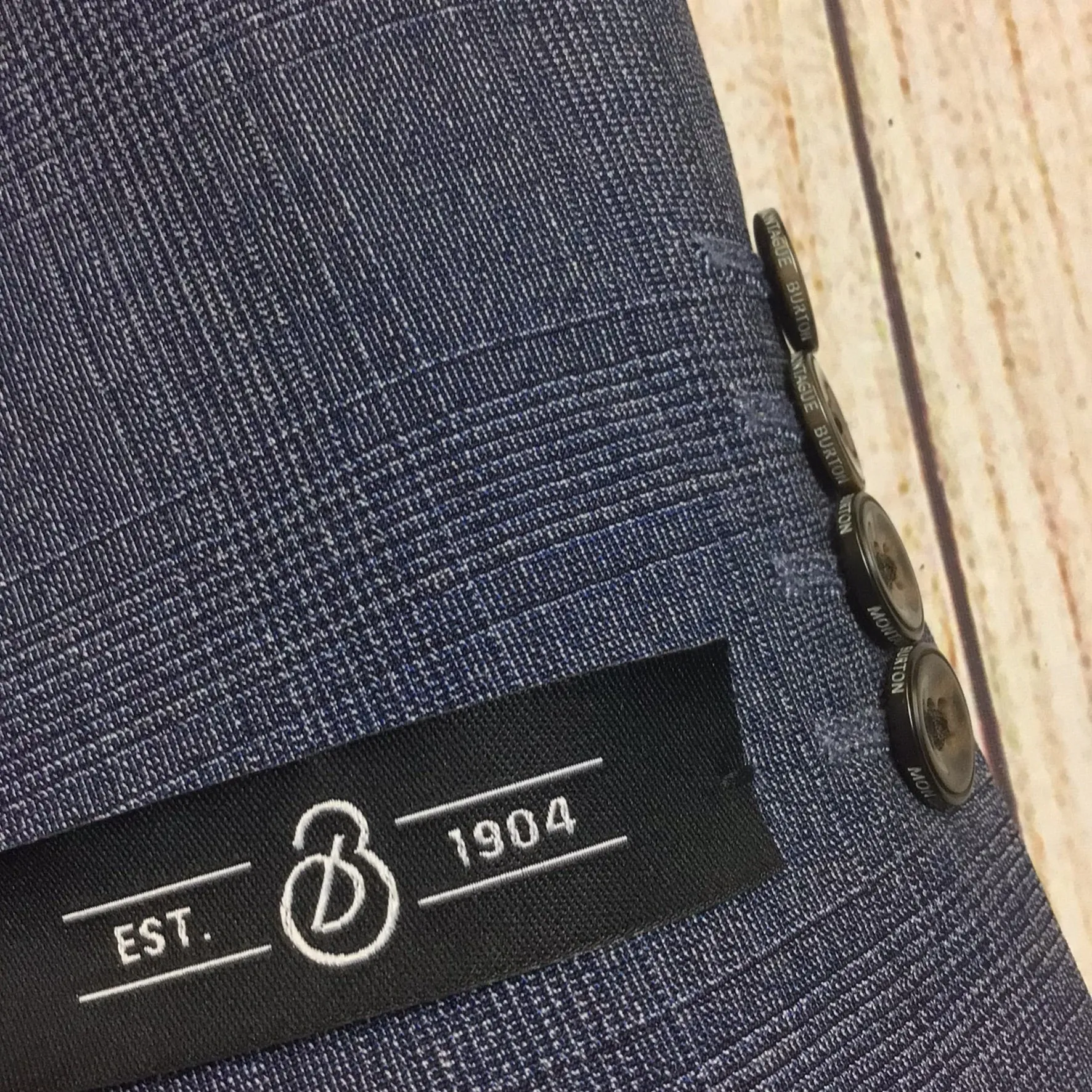 BNWT Montague Burton Blue Wool Blend Blazer Jacket Size 42R