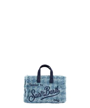 Borsa per Cellulare Mini Bag in Tessuto Tweed