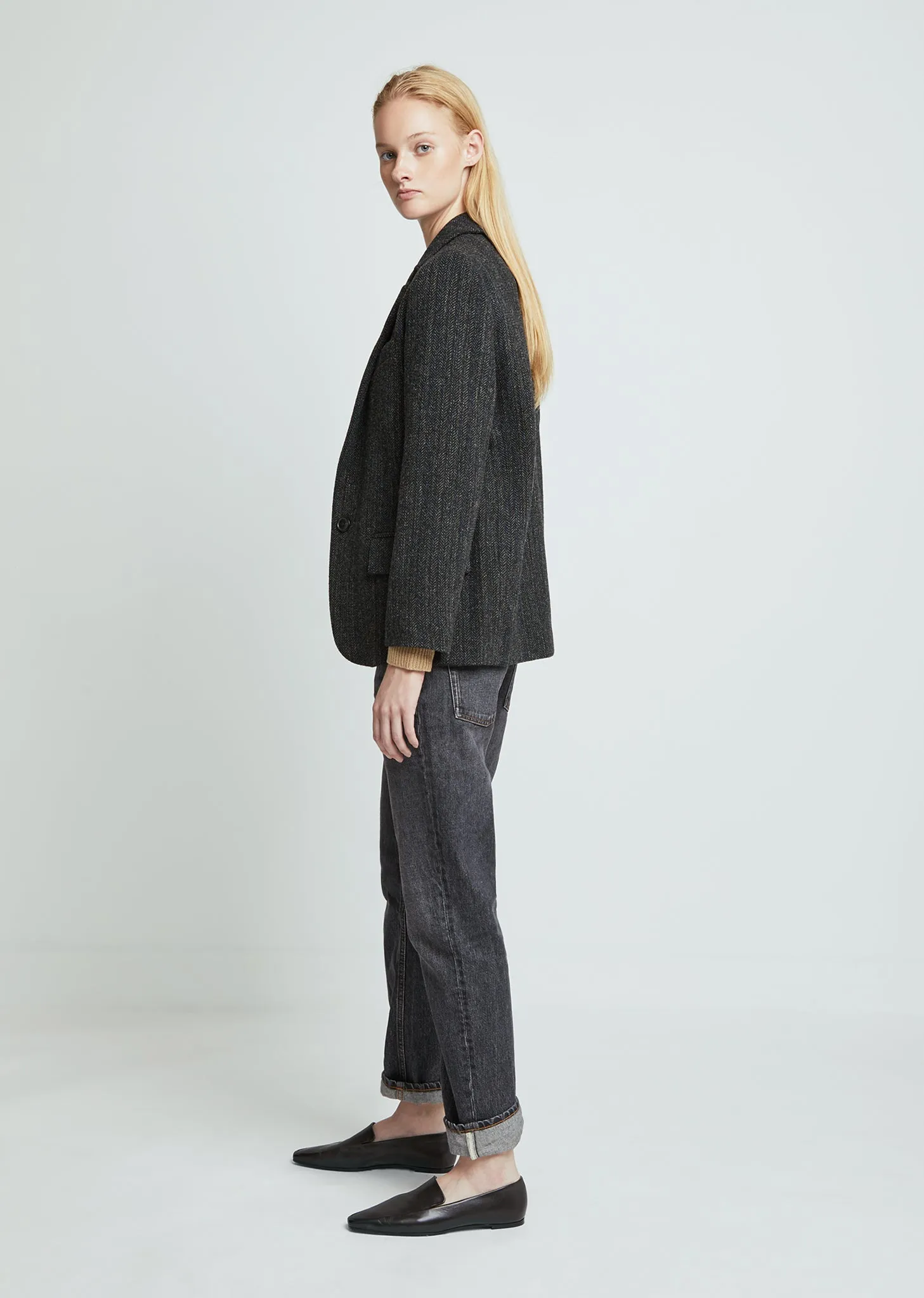 Charly Herringbone Wool Jacket