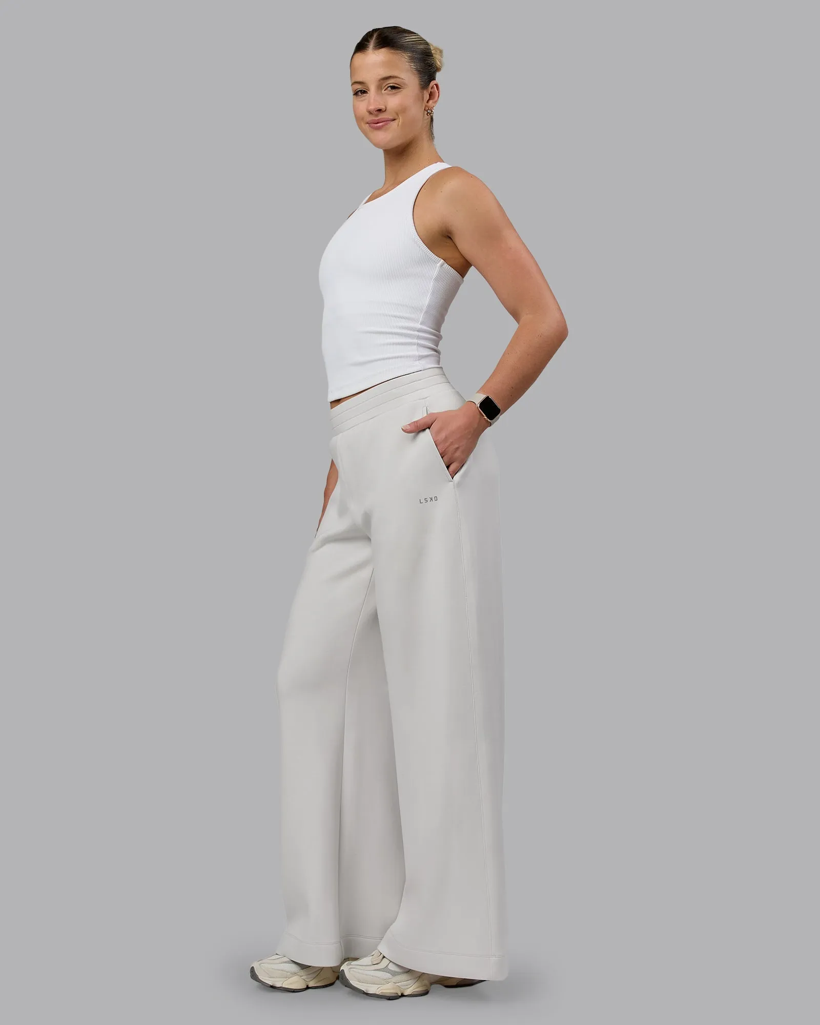 Elevate SoftTouch Wide Leg Pants - Clay-Clay