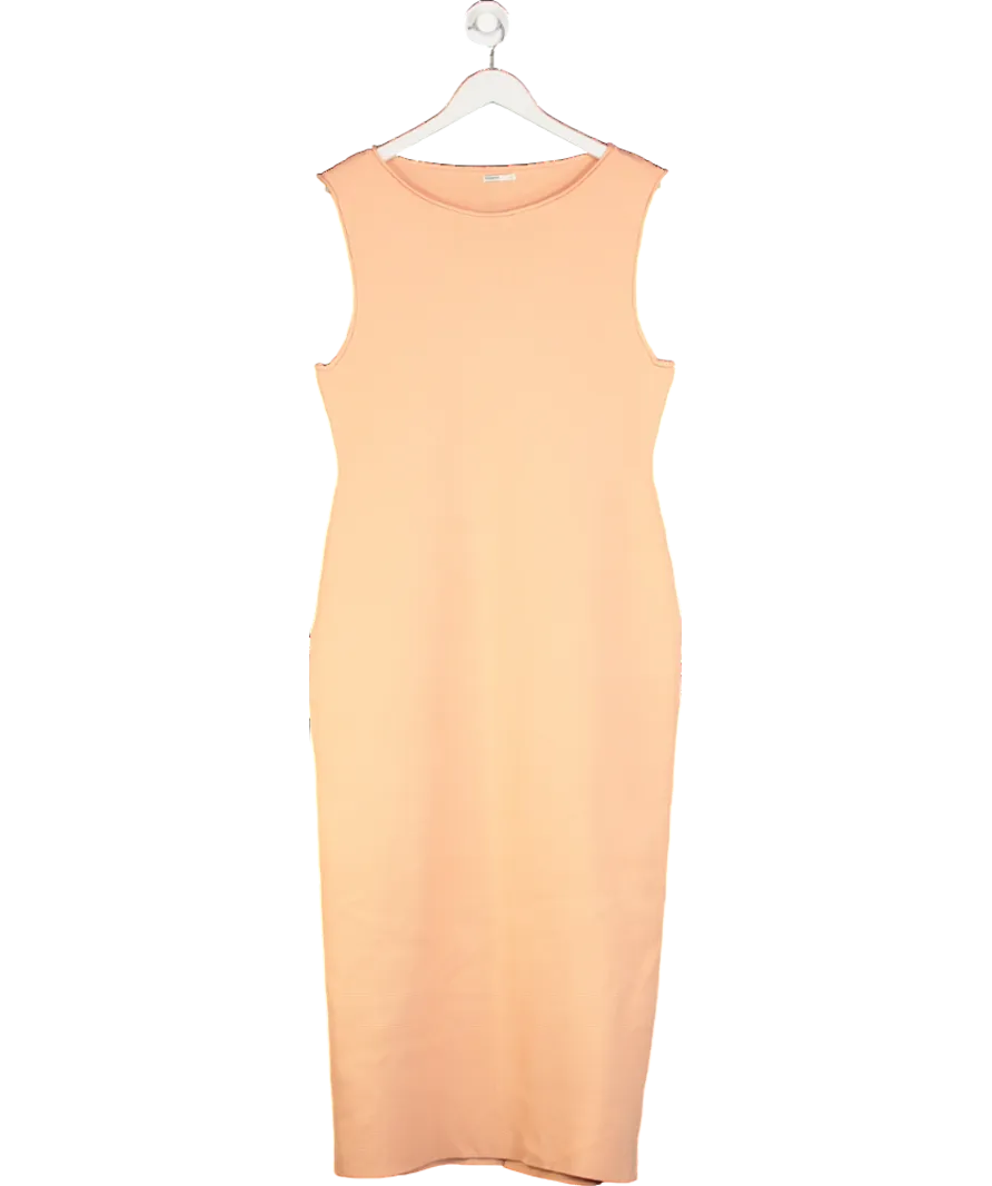 House of CB Orange Sleeveless Knitted Dress UK XL