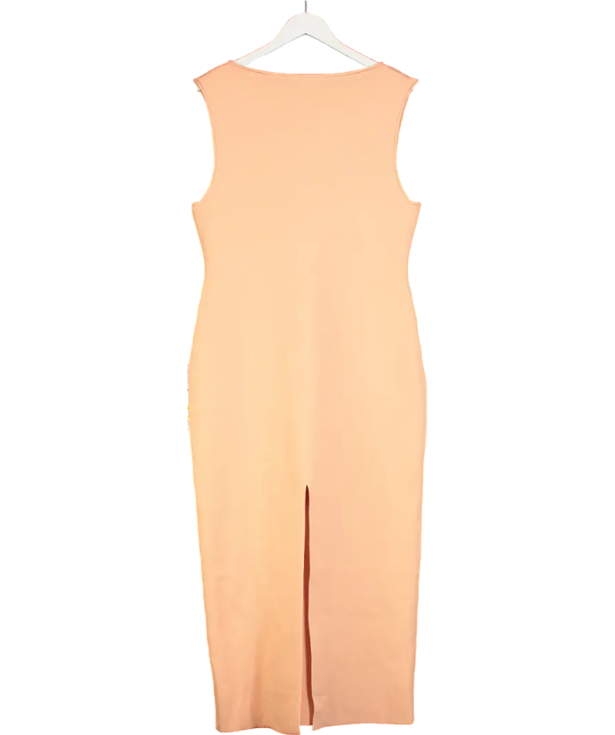 House of CB Orange Sleeveless Knitted Dress UK XL