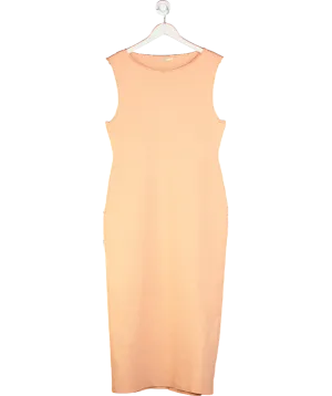 House of CB Orange Sleeveless Knitted Dress UK XL