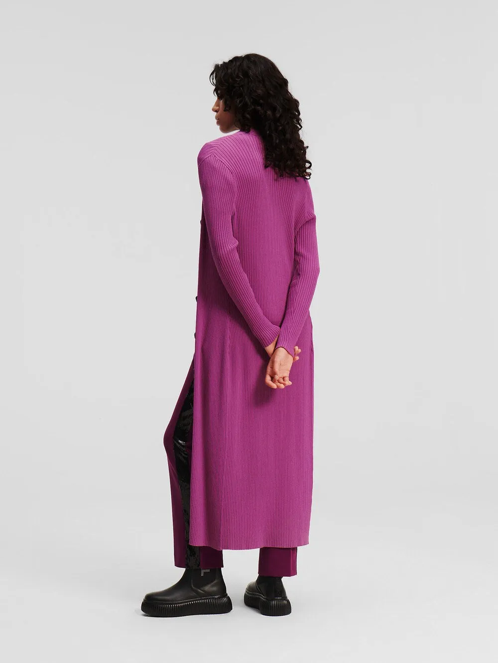 Knitted dress by Karl Lagerfeld, purple