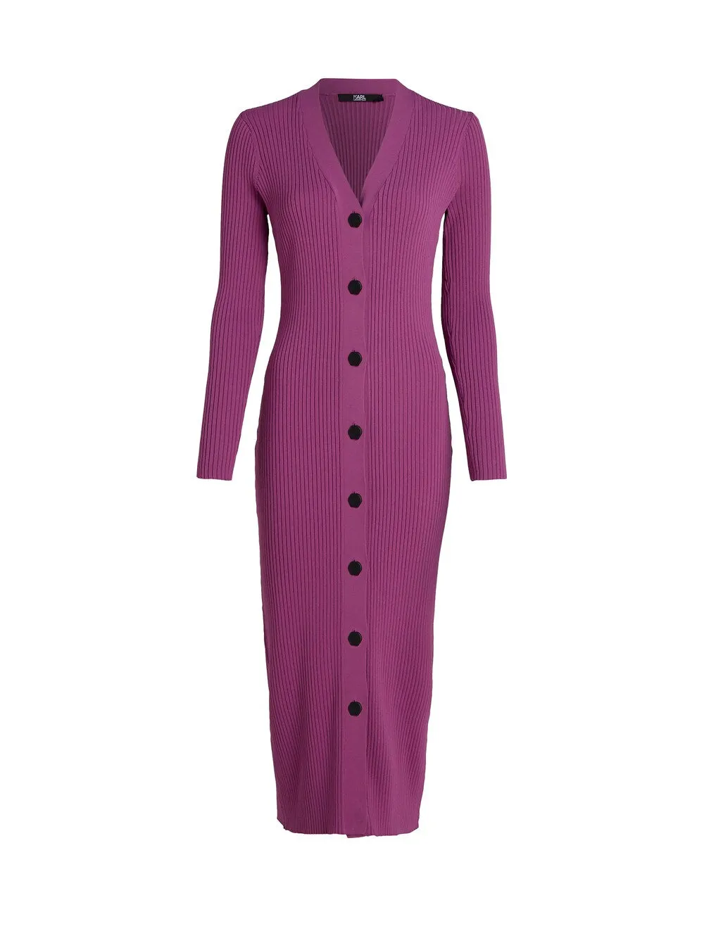 Knitted dress by Karl Lagerfeld, purple