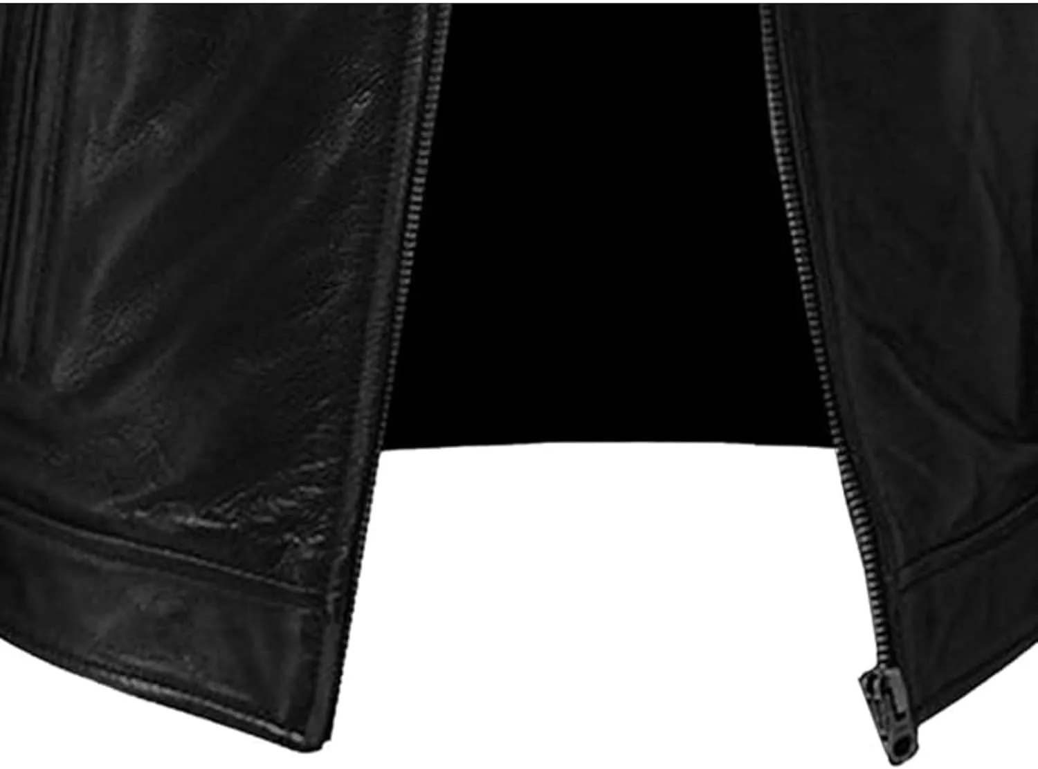 Men Slim Fit Motorcyle Leather Jacket Zip-Up Windbreaker Leather Jackets Lightweight PU Vintage Biker Coat