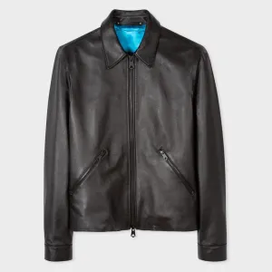 Men's Black Sheepskin Leather Jacket