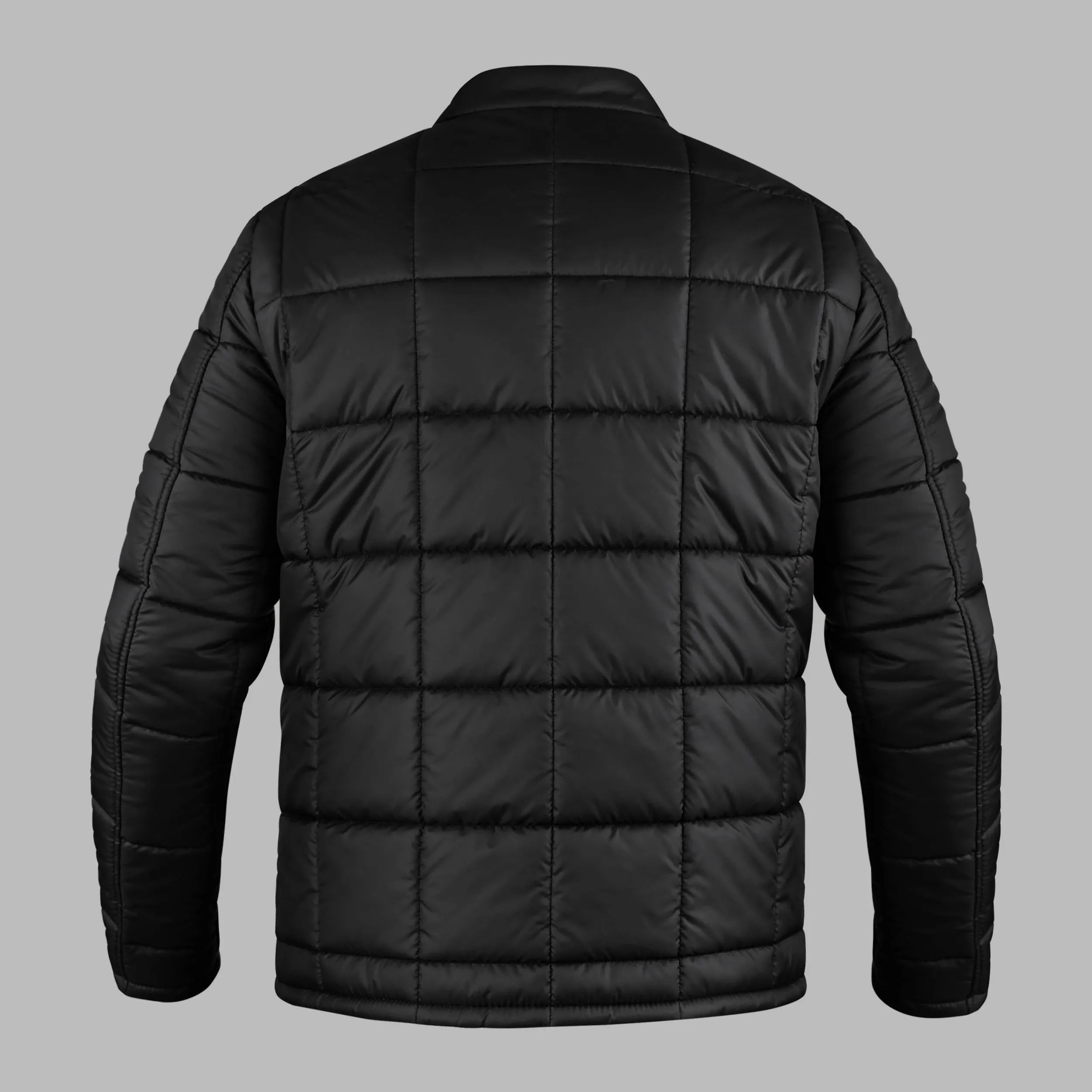 Mens Puffer Jacket Black | Kaptan