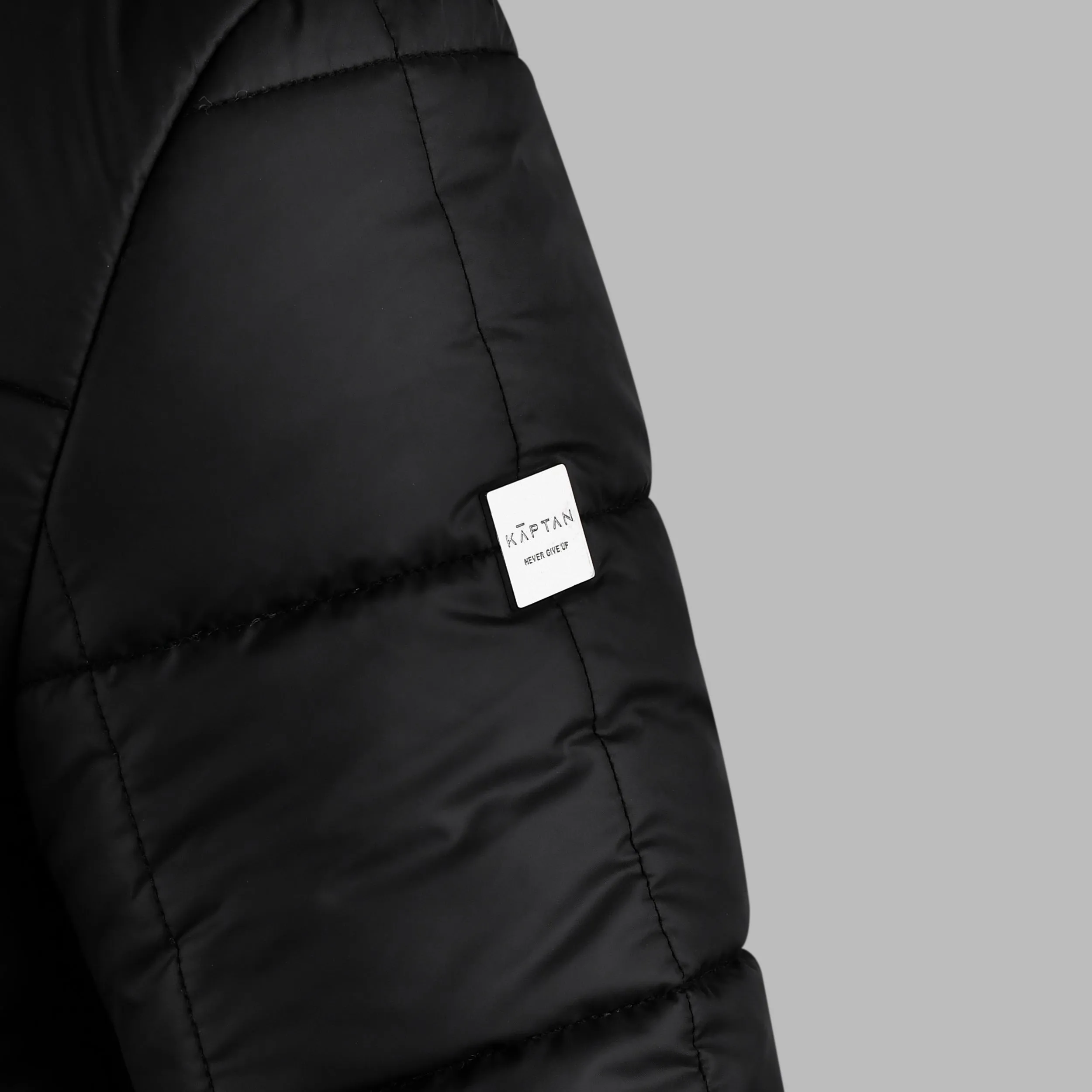 Mens Puffer Jacket Black | Kaptan
