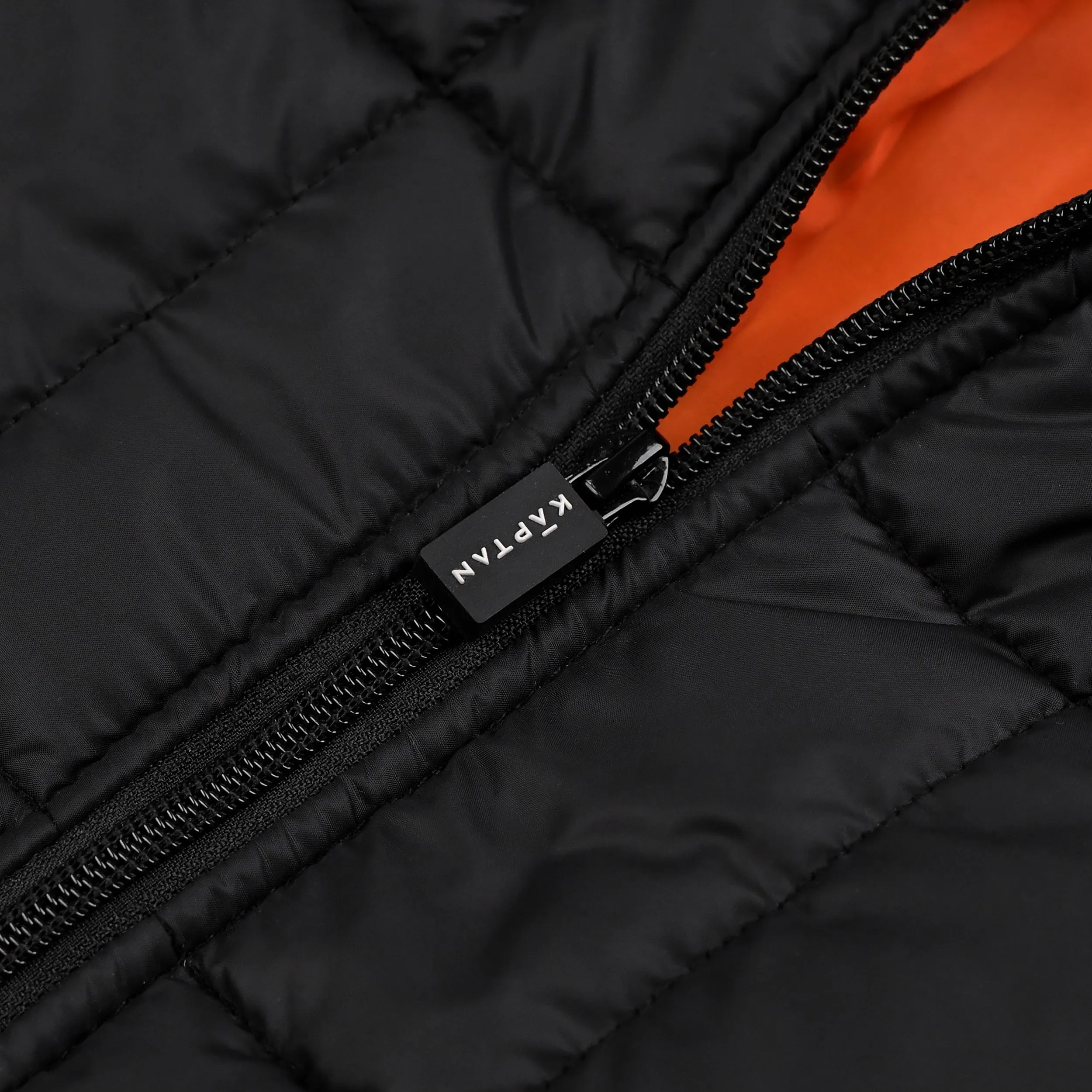 Mens Puffer Jacket Black | Kaptan