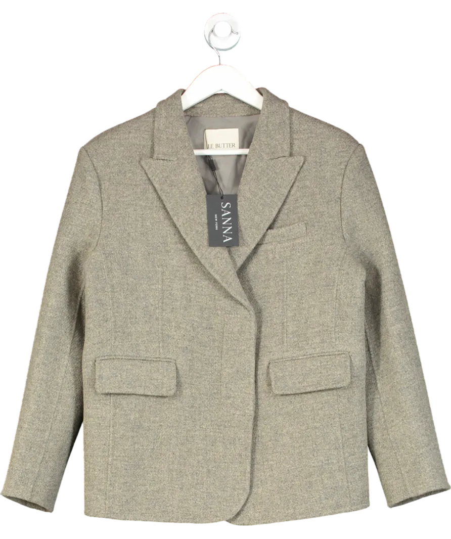 Sanna Palma Wool Blazer Grey One Size