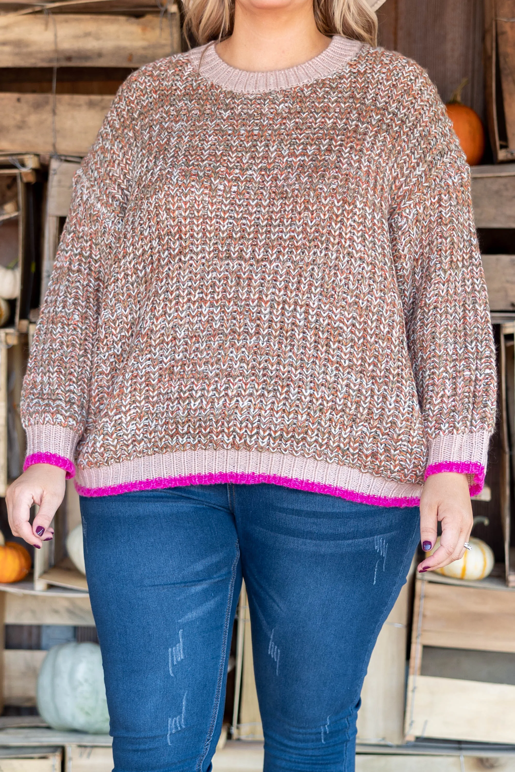 Someone New Top, Olive Multi