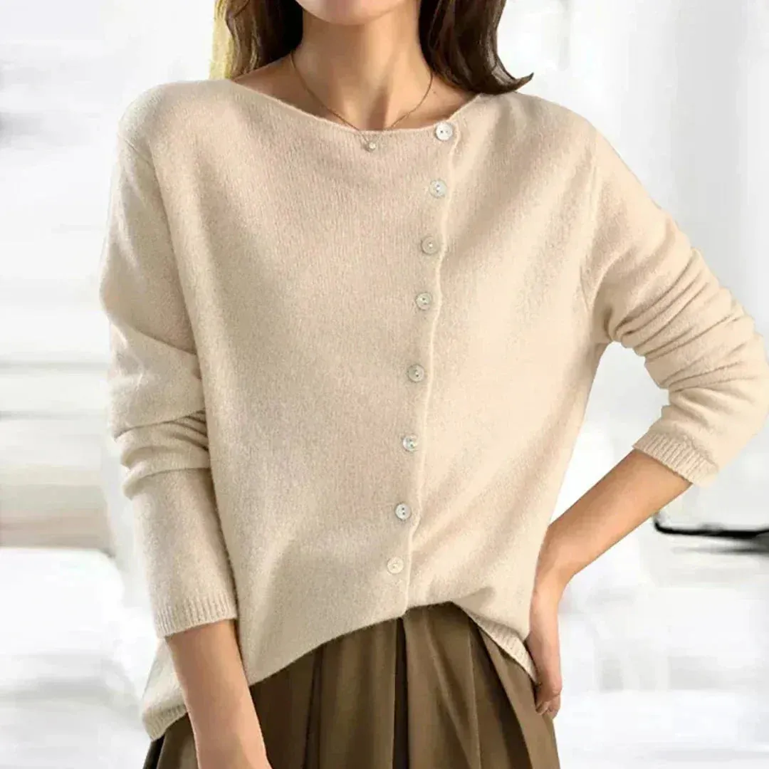Women's Warm Knitted Cardigan with Buttons | Perfect for Everyday Wear