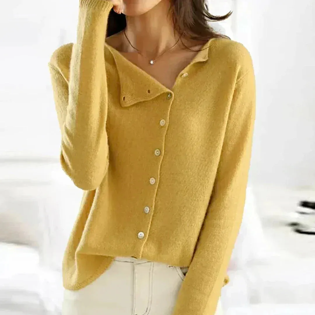 Women's Warm Knitted Cardigan with Buttons | Perfect for Everyday Wear