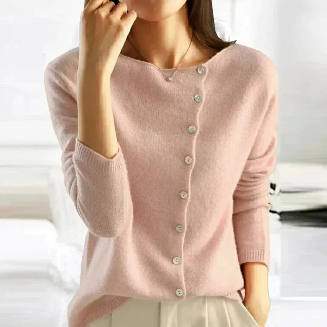 Women's Warm Knitted Cardigan with Buttons | Perfect for Everyday Wear